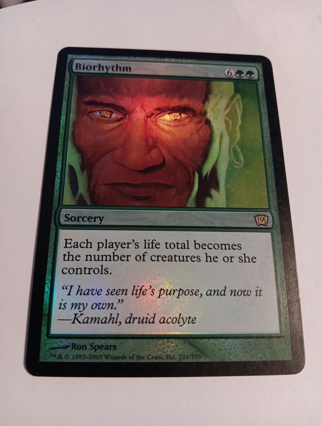 1x MTG  Foil Biorhythm 9th Edition NM #231 Rare Premodern Commander 