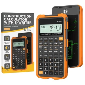 Calculatrice de construction Rédaction Tablet Ingénierie scientifique industrielle