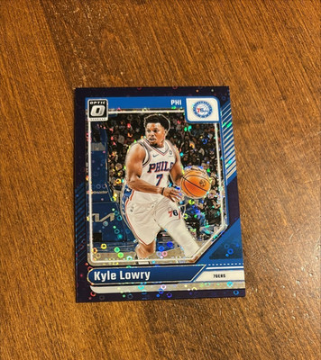 Kyle Lowry 2024-25 Optic Purple Fast Break Prizm 76ers Grizzlies 7/99 Jsy Match