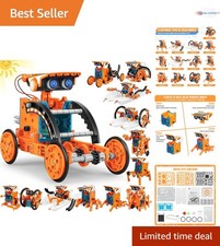 Interactive 13-in-1 Solar Powered Robot Toys - STEM Kit for Kids 8-12