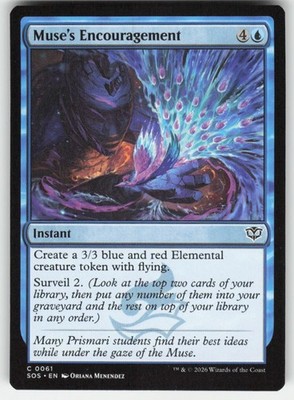 Muse's Encouragement Secrets of Strixhaven 61 NM