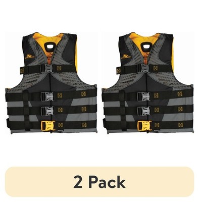 2-Pack Stearns Infinity Series Adult Life Jacket L/XL Unisex Antimicrobial