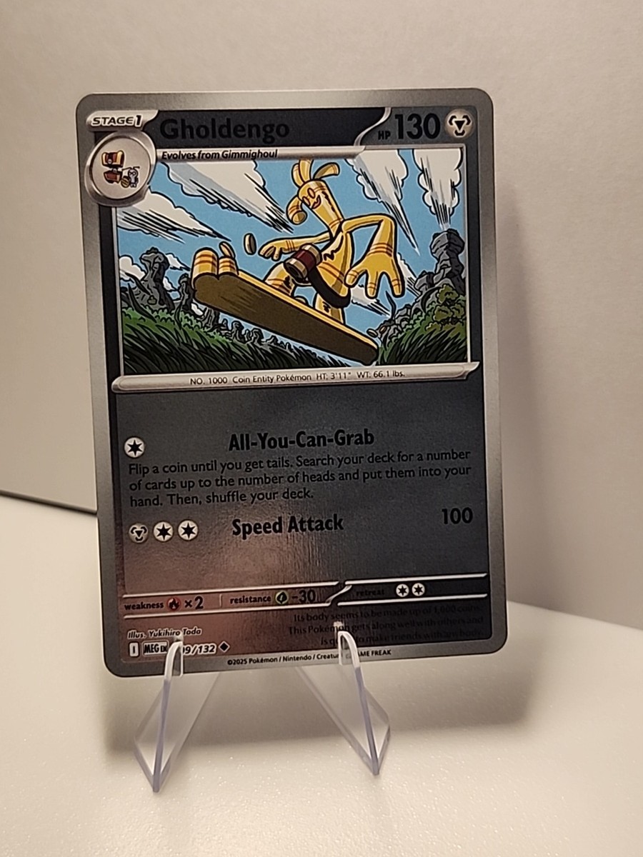 Gholdengo 099/132 Me01: Mega Evolution Reverse Holo Pokmon TCG NM | eBay