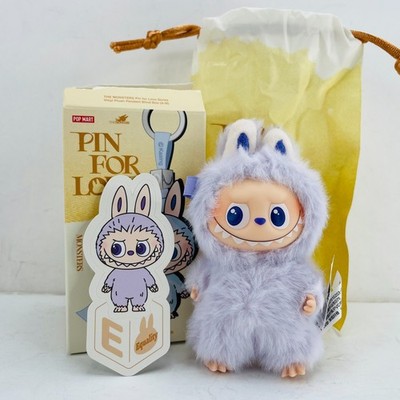 POP MART Labubu The Monsters Pin For Love Series Mini Vinyl Plush Doll Pendant E