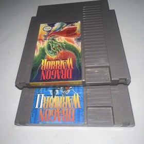 Dragon Warrior 1 I & 2 II (Nintendo NES, 1990) Lot Bundle Authentic Tested Works