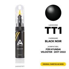 Lackstift F&uuml;r Hyundai Veloster TT1 Black Noir Set Kratzer Reparatur Stift