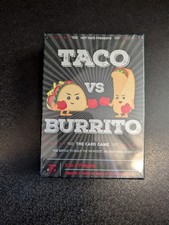 Taco vs Burrito The Card Game 2-4 Players Ages 7+ By Hot Taco New & Sealed