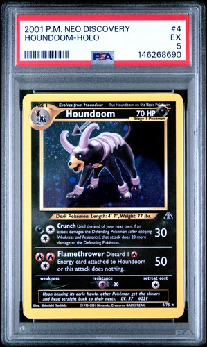 Houndoom 4/75 Neo Discovery Holo Rare