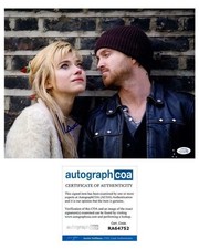 Need For Speed Imogen Poots Signed Autographed 11x14 Photo with Aaron Paul ACOA