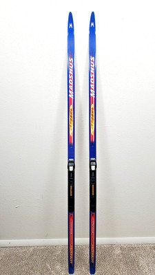 170 cm MADSHUS 357 ULTRASONIC UNIVERSAL Junior X-Country Race Skis w/ SNS PROFIL