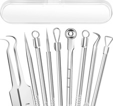 2024 Professional Pimple Popper Kit 5 PCS Blackhead Remover Tools for Ac,