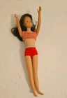 Vintage Barbie Skipper Skooter Doll Brunette Brown Hair Freckles * loose arm