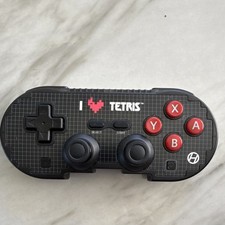 Hyperkin Pixel Art Controller Black Red Bluetooth Wired Video Game Controller