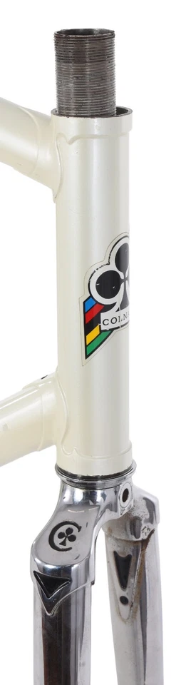 Conjunto de quadros de bicicleta de estrada Colnago clássico aço 57cm 700c Columbus Campagnolo vintage - Imagem 4 de 4