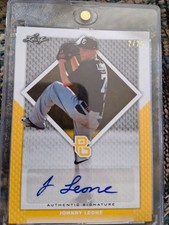 Johnny Leone 2016 Leaf Perfect Game Auto /25 Gold Parallel 2/25 Autograph