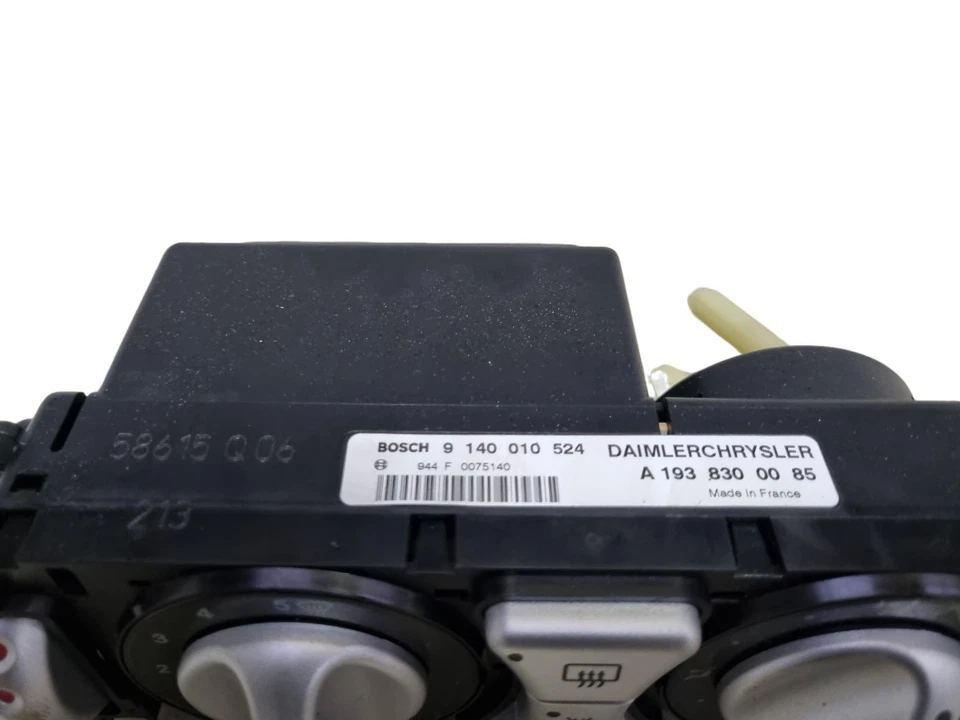 CHRYSLER CROSSFIRE Heater Climate Controls 2006 A1938300085 - Image 4 of 4