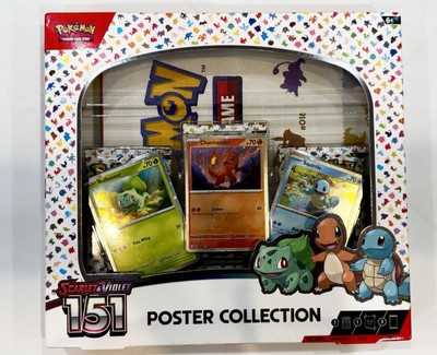 Nintendo Pokémon TCG Scarlet & Violet - 151 Poster Collection Box - 3 ...