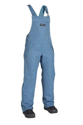 Airblaster Freedom Bib Women's Snow Pants, Thunderhead, X-Large