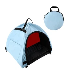 Laptop Shade Cover, Universal Laptop Sun Tent with Side Pockets Shoulder Stra...