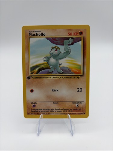 Machop — Base Set (1st Edition,Shadowless)