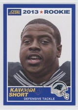 2013 Score 2013 Rookie Blue Kawann Short #380 0a9