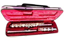 Jupiter 711R Intermediate Flute Solid Silver Open Hole B Foot Serviced C.O.A.