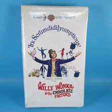 Willy Wonka and the Chocolate Factory Sealed 1994Clamshell VHS Gene Wilder *READ