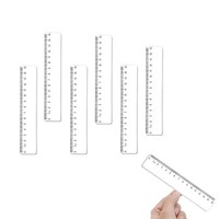 Lineal Set Grundschule Transparent Flexibel Kunststoff 15Cm 6 StüCk Schule BüRo