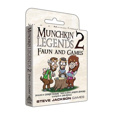 Munchkin Legends 2   Faun and Games Card Game (Expansion) | 56-Card Expansion...