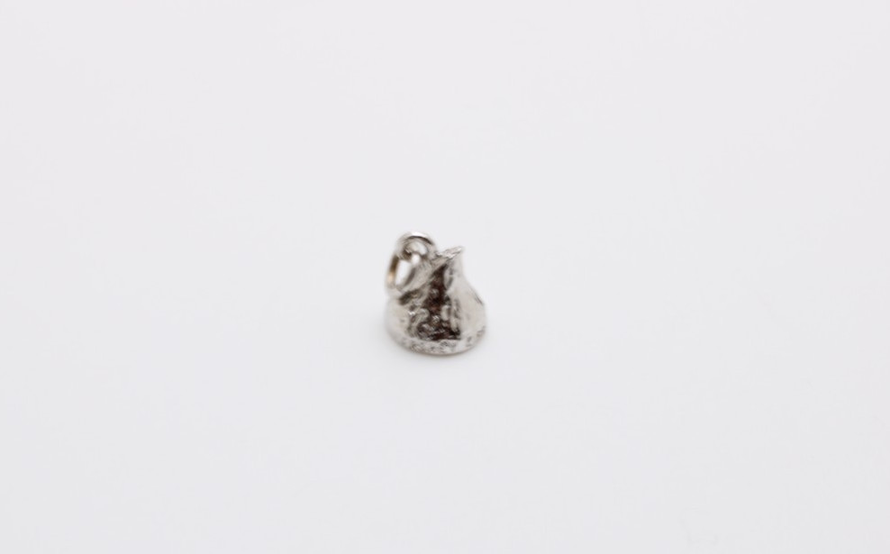925 Sterling Silver Solid Mini Chocolate Kiss Cha… - image 3