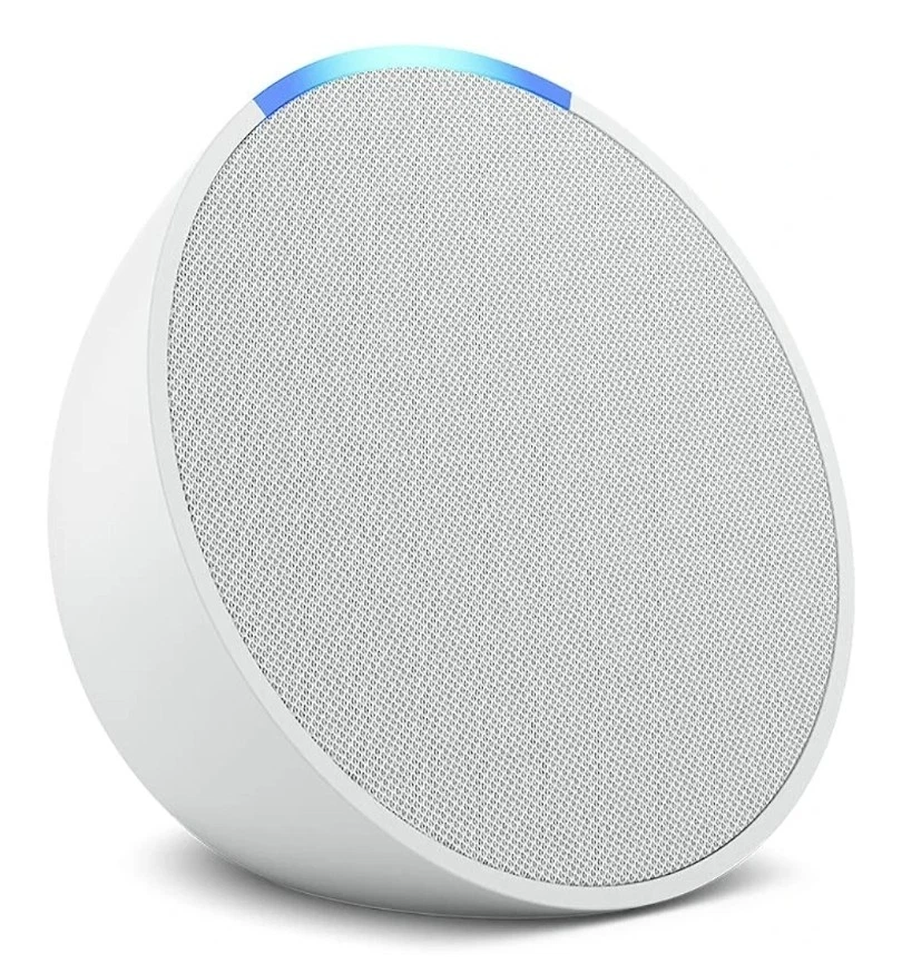 Echo Pop (modello 2025 ) ALTOPARLANTE Bluetooth intelligente con Alexa Bianco - Immagine 2 di 4
