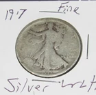 Fine Silver 1917 p Philadelphia Mint Silver Walking Liberty Half Dollar 1/2 WLH