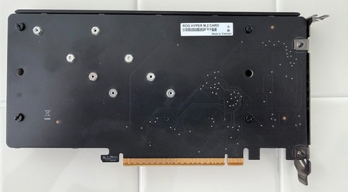 USED - ASUS ROG HYPER M.2 CARD PCIE NVME M.2 EXPANSION CARD ***US SHIPPING ONLY*