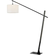 Lite Source LS-83595 Stockton Floor Lamp Charcoal Grey