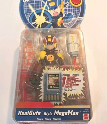 2004 Vintage Mega Man NT Warrior 5.5'' HeatGuts Action Figure By Mattel - New