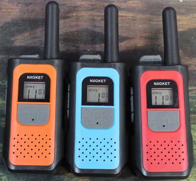 NXGKET Walkie Talkie Set 3 for adults, NOAA Weather Alerts Long Range.