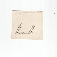 Lord John Russell Signed Clip / Autographed British Prime Minister