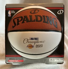 Los Angeles Lakers 2020 NBA Champions Basketball Spalding New LeBron James