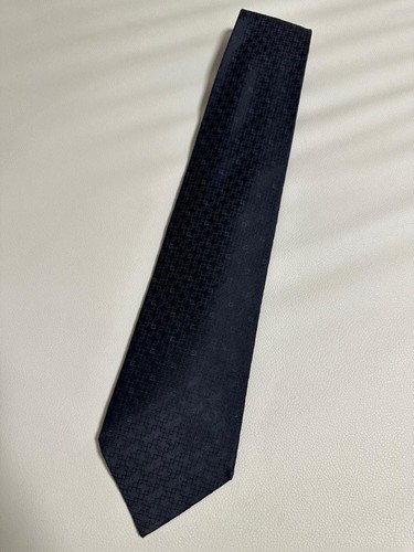 GUCCI tie blue 100% silk achats Japan lmport Rare