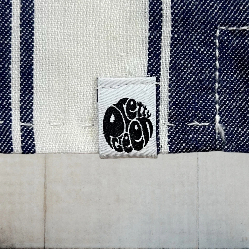 Pretty Green 55% Linen Blue & White Striped Boating Blazer Fits Medium - Image 3 of 4