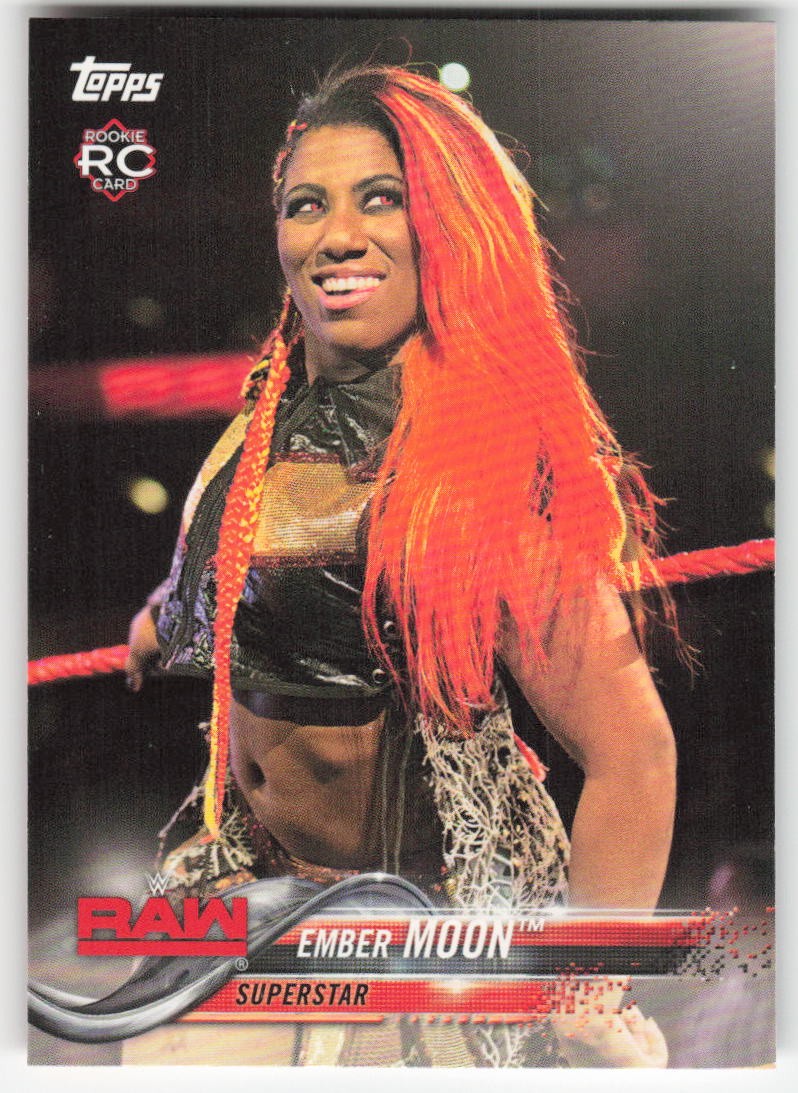2018 Topps WWE Then Now Forever Ember Moon RC #127