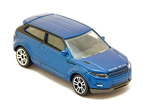 Range Rover Evoque Blue Majorette Street Cars 2014 266A-3 1:64 Scale Toy Car - Image 2 of 4