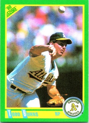 1990 Score - Todd Burns #64