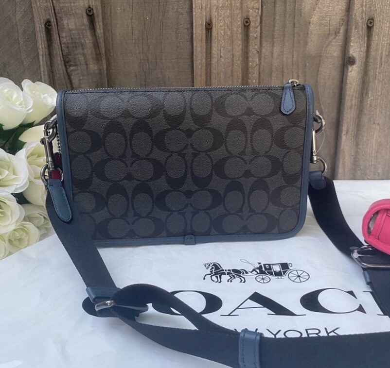 NWT COACH MEN'S HERITAGE CONVERTIBLE CROSSBODY WITH HYBRID IN