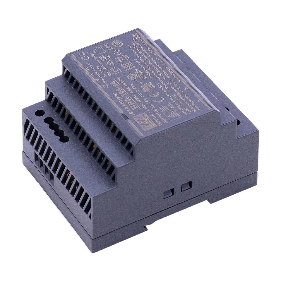 Mean Well HDR-100-24 LED Hutschienen Netzteil 92W 24V 3.83A DIN Rail CV - Bild 2 von 4