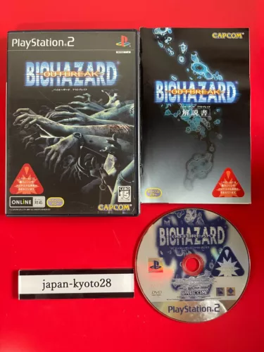 Resident Evil Outbreak PS2 Capcom Sony PlayStation 2 From Japan