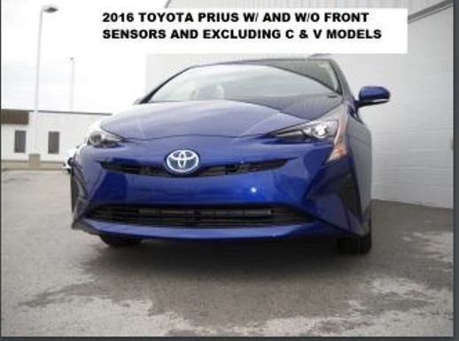 Sutiã Lebra Front End Mask Cover compatível com Toyota Prius 2016-2018 com ou sem sensores - Imagem 3 de 3