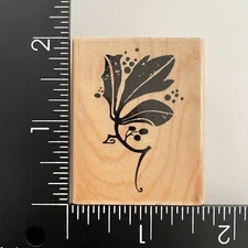 CTMH Close To My Heart Christmas Holly Berry Berries Sprig Rubber Stamp