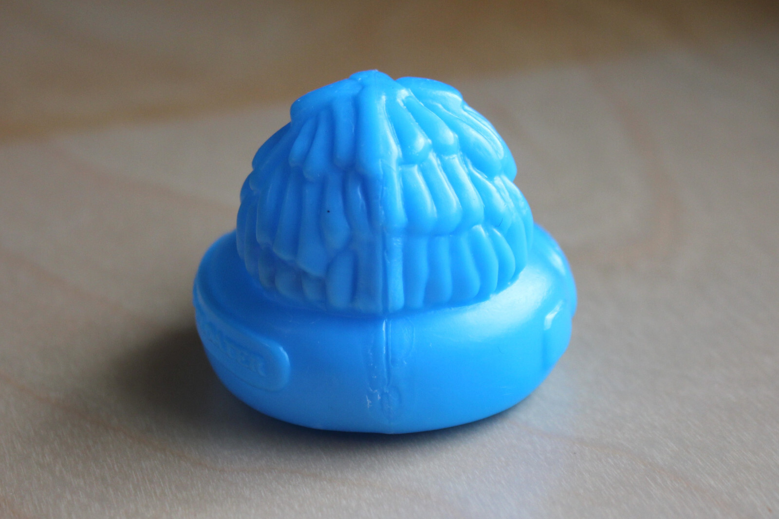 McDonald's Under 3 Happy Meal Toy Vintage 1987 Blue Fry Guy Floater Bath Toy 2"