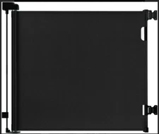 Retractable Baby Gate,Mesh Baby Gate or Mesh Dog Gate,33" Tall,Extends up to 55"